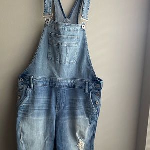 Women denim overalls jeans size 16 NWT Torrid
